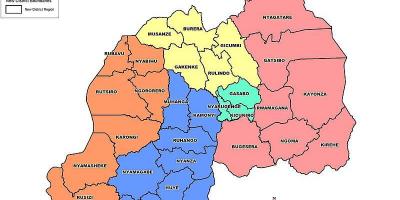 Carte du Rwanda carte des provinces